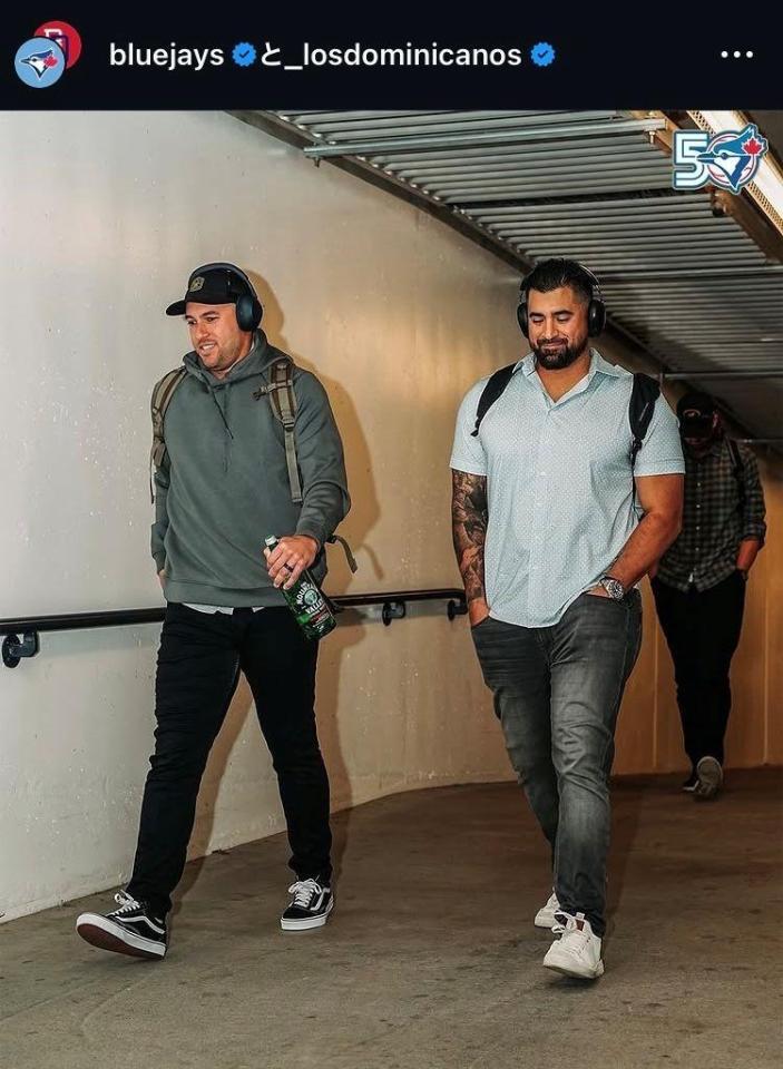 ブルージェイズのインスタグラム（＠ｂｌｕｅｊａｙｓ）より