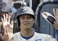 　ドジャース・大谷翔平（提供・共同通信社）