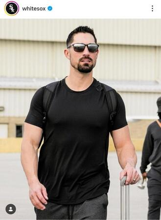 シアトルへ移動するグリチャク。ホワイトソックスのインスタグラム（ｗｈｉｔｅｓｏｘ）より