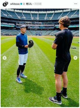 　ホワイトソックスの球団公式インスタグラム（ｗｈｉｔｅｓｏｘ）より