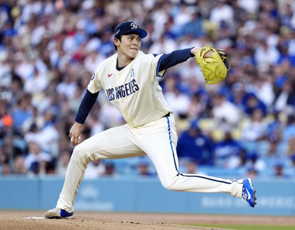 先発した佐々木（共同）