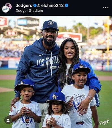 ドジャースのインスタグラム（＠ｄｏｄｇｅｒｓ）より