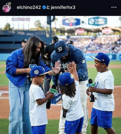 ドジャースのインスタグラム（＠ｄｏｄｇｅｒｓ）より