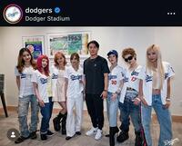 ドジャースのインスタグラム（＠ｄｏｄｇｅｒｓ）より