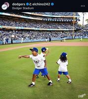 ドジャースのインスタグラム（＠ｄｏｄｇｅｒｓ）より