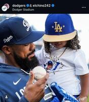ドジャースのインスタグラム（＠ｄｏｄｇｅｒｓ）より