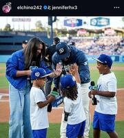 ドジャースのインスタグラム（＠ｄｏｄｇｅｒｓ）より