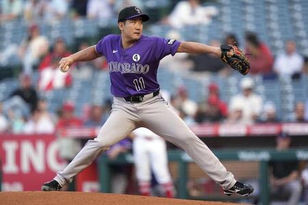 先発し、５回を投げて５安打２失点で５勝目を挙げた菅野（ゲッティ＝共同）