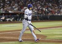 ７回、申告敬遠された大谷（共同）