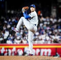 ６回無失点で６勝目を挙げた大谷（ロサンゼルス・ドジャース提供）