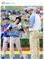 幼少期のベリンジャー。ＭＬＢ公式インスタグラム）ｍｌｂ）より