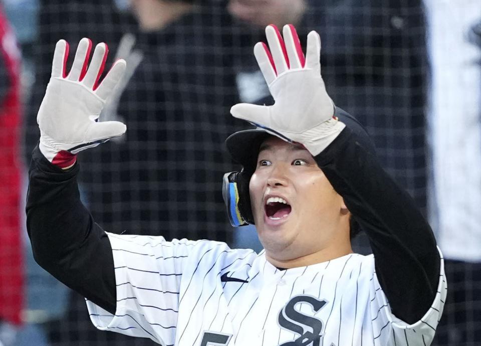 ホワイトソックス・村上宗隆（提供・共同通信社）