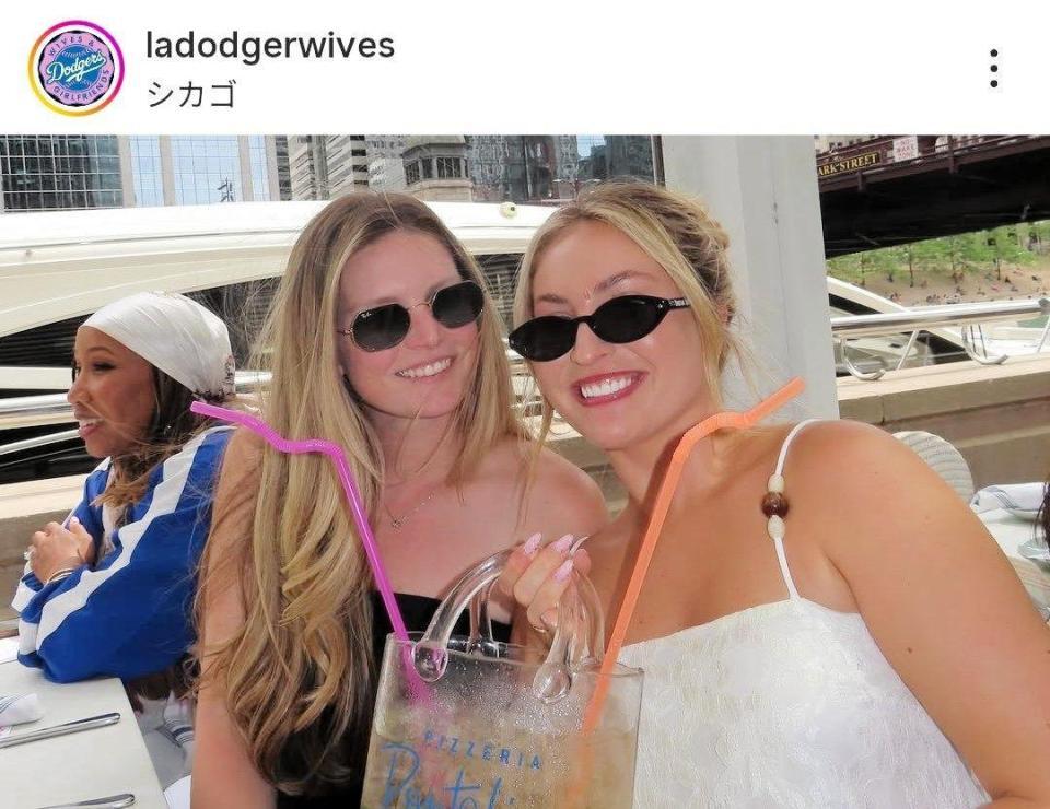 ドジャーワイブスのインスタグラム（ｌａｄｏｄｇｅｒｗｉｖｅｓ）より