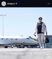 山本由伸。ドジャースのインスタグラム＠ｄｏｄｇｅｒｓ（６月９日付）より