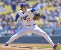 先発登板した大谷（ロイター＝共同）