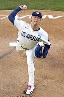 ドジャース・山本（提供・共同通信社）
