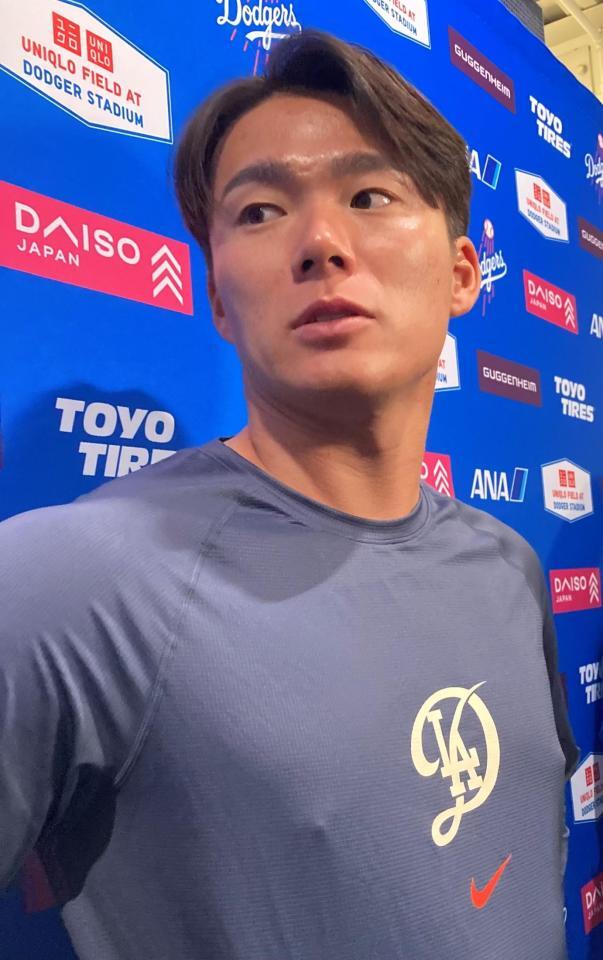 試合後に取材に応じる山本（撮影・小林信行）