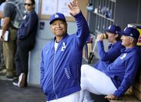 　ドジャースのロバーツ監督（提供・共同通信社）