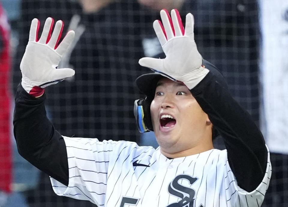 ホワイトソックス・村上宗隆（提供・共同通信社）