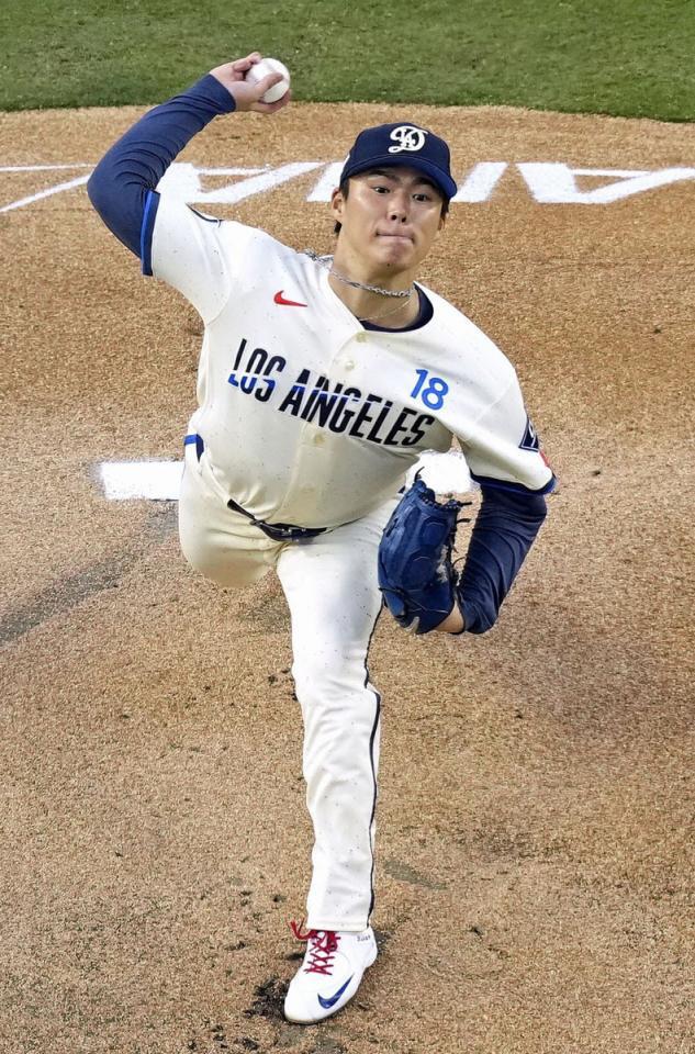 ドジャース・山本由伸（提供・共同通信社）