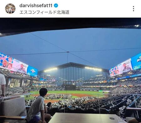 ダルビッシュのインスタグラム（ｄａｒｖｉｓｈｓｅｆａｔ１１）より