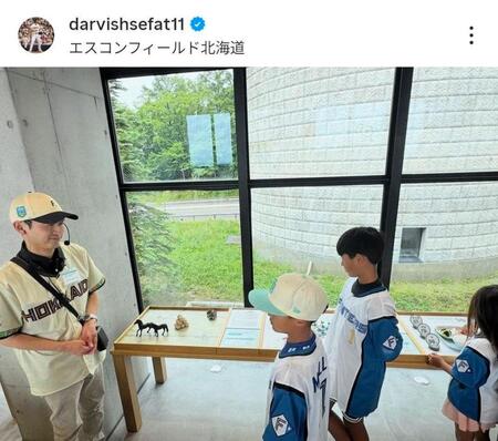 ダルビッシュのインスタグラム（ｄａｒｖｉｓｈｓｅｆａｔ１１）より