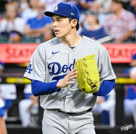 ７回１失点で４勝目を挙げた佐々木（ロサンゼルス・ドジャース提供）