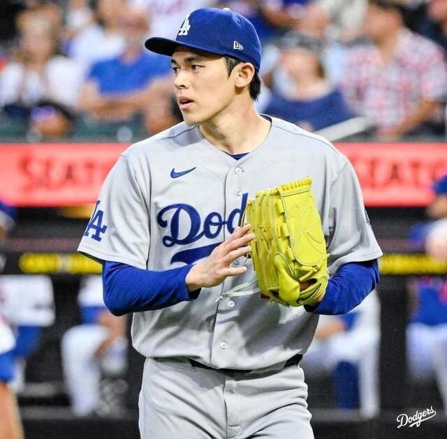 ロサンゼルス・ドジャース 佐々木朗希 佐々木朗希が自己最長タイ7回1失点 2カ月ぶり4勝目！100マイル