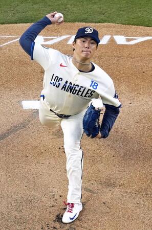 ドジャース・山本由伸（提供・共同通信社）