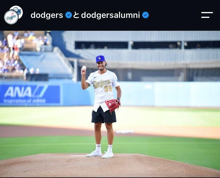 ドジャースのインスタグラム（＠ｄｏｄｇｅｒｓ）より