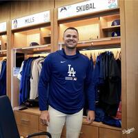 ドジャースに合流したタリク・スクバル（ロサンゼルス・ドジャース提供）