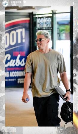 ドジャースの球団公式インスタグラム（ｄｏｄｇｅｒｓ）より