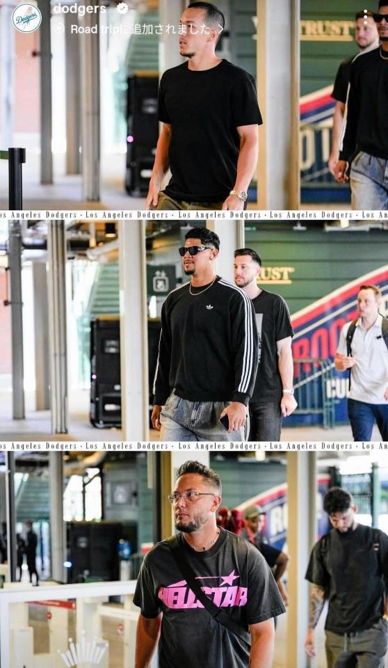 ドジャースの球団公式インスタグラム（ｄｏｄｇｅｒｓ）より