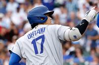 　８回、２６号２ランを放ったドジャース・大谷（共同）