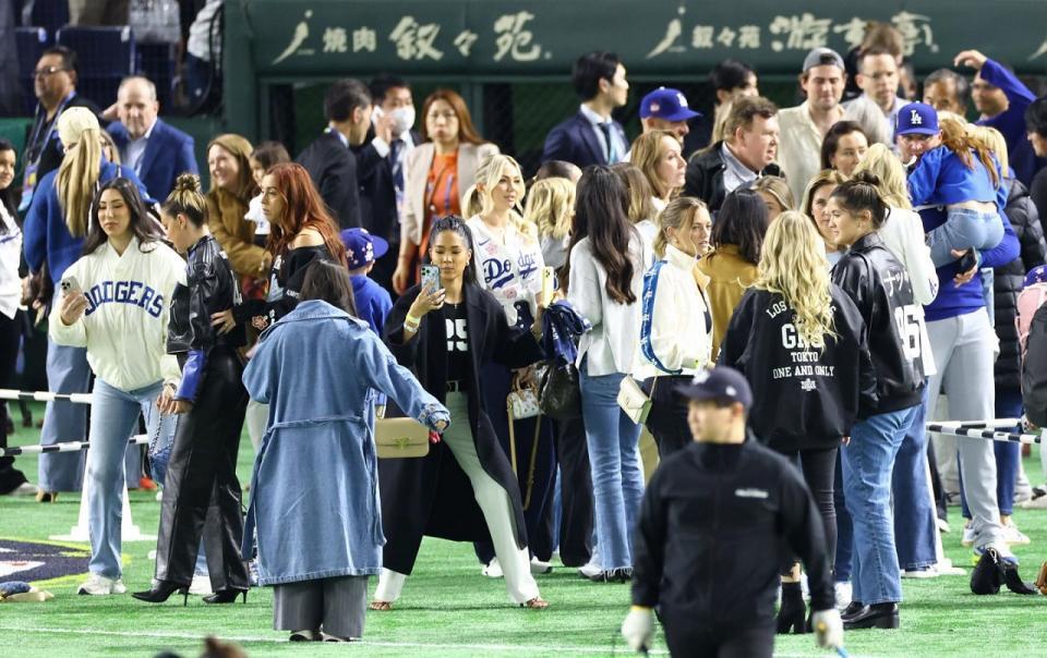 ドジャース・奥さま会のメンバーたち