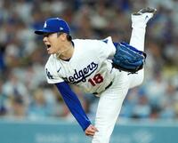 　６回を１失点で１２勝目を挙げた山本（ロイター＝共同）