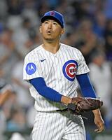 ４回、３ランを浴びた今永（共同）