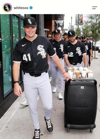 ホワイトソックスの公式インスタグラム（ｗｈｉｔｅｓｏｘ）より