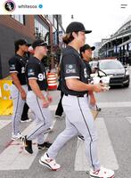 ホワイトソックスの公式インスタグラム（ｗｈｉｔｅｓｏｘ）より