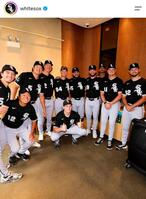 ホワイトソックスの公式インスタグラム（ｗｈｉｔｅｓｏｘ）より