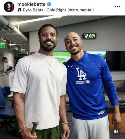 ムーキー・ベッツのインスタグラム（ｍｏｏｋｉｅｂｅｔｔｓ）より