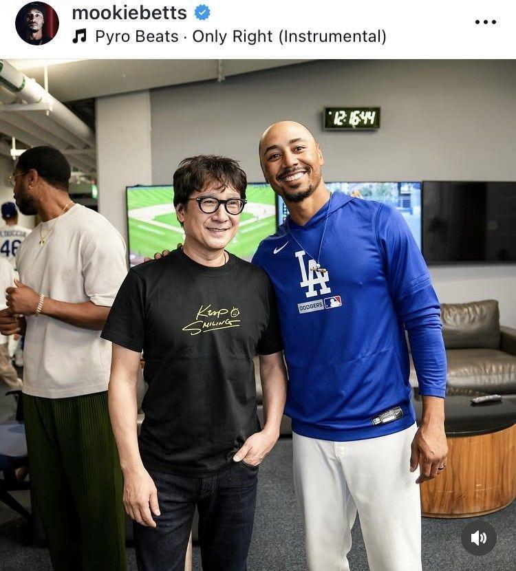 ムーキー・ベッツのインスタグラム（ｍｏｏｋｉｅｂｅｔｔｓ）より
