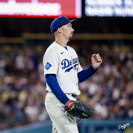 ６回無失点の好投で３勝目を挙げたスネル（ロサンゼルス・ドジャース提供）