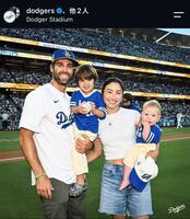 ドジャースのインスタグラム（＠ｄｏｄｇｅｒｓ）より