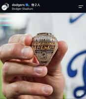 ドジャースのインスタグラム（＠ｄｏｄｇｅｒｓ）より