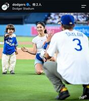 ドジャースのインスタグラム（＠ｄｏｄｇｅｒｓ）より