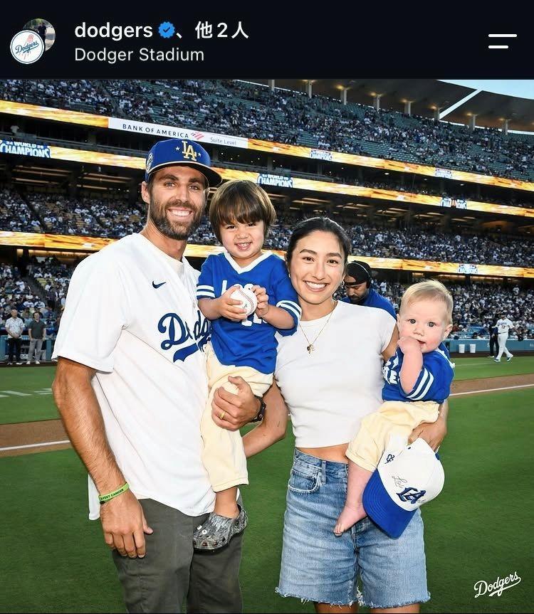 ドジャースのインスタグラム（＠ｄｏｄｇｅｒｓ）より