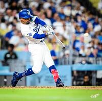 ３回、１９号２ランを放ったベッツ（ロサンゼルス・ドジャース提供）