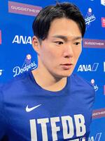 試合後、張本氏死去について語る山本（撮影・小林信行）