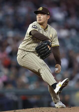 ９回に登板し、今季初セーブを挙げた松井（ゲッティ＝共同）